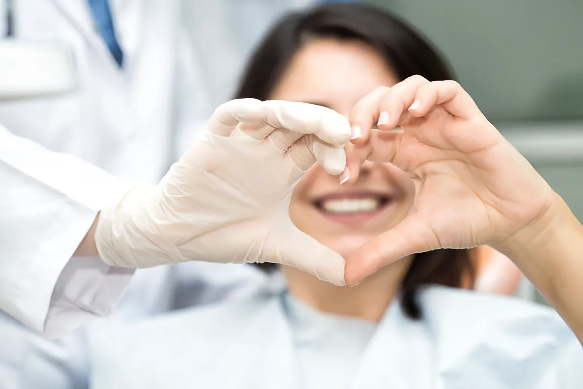 A patient at their orthodontic assessment